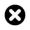 Circle with X to close